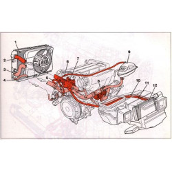 Water loop pipe Lancia Delta integrale
