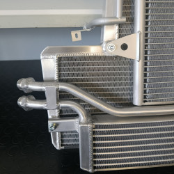 Radiatori Acqua / Olio Maggiorati con Condensatore A/C e Ventola Lancia Delta Integrale