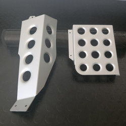 Aluminium Driver Foot Rest Plates for Subaru Impreza Group A