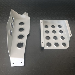 Aluminium Driver Foot Rest Plates for Subaru Impreza Group A